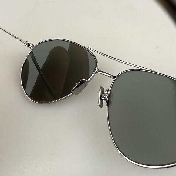 DIFF Eyewear Sunglasses mod. Scout LG-GN23P Aviator Silver Oversized - Picture 6 of 12